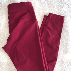 90 Degree by Reflex Cranberry Leggings